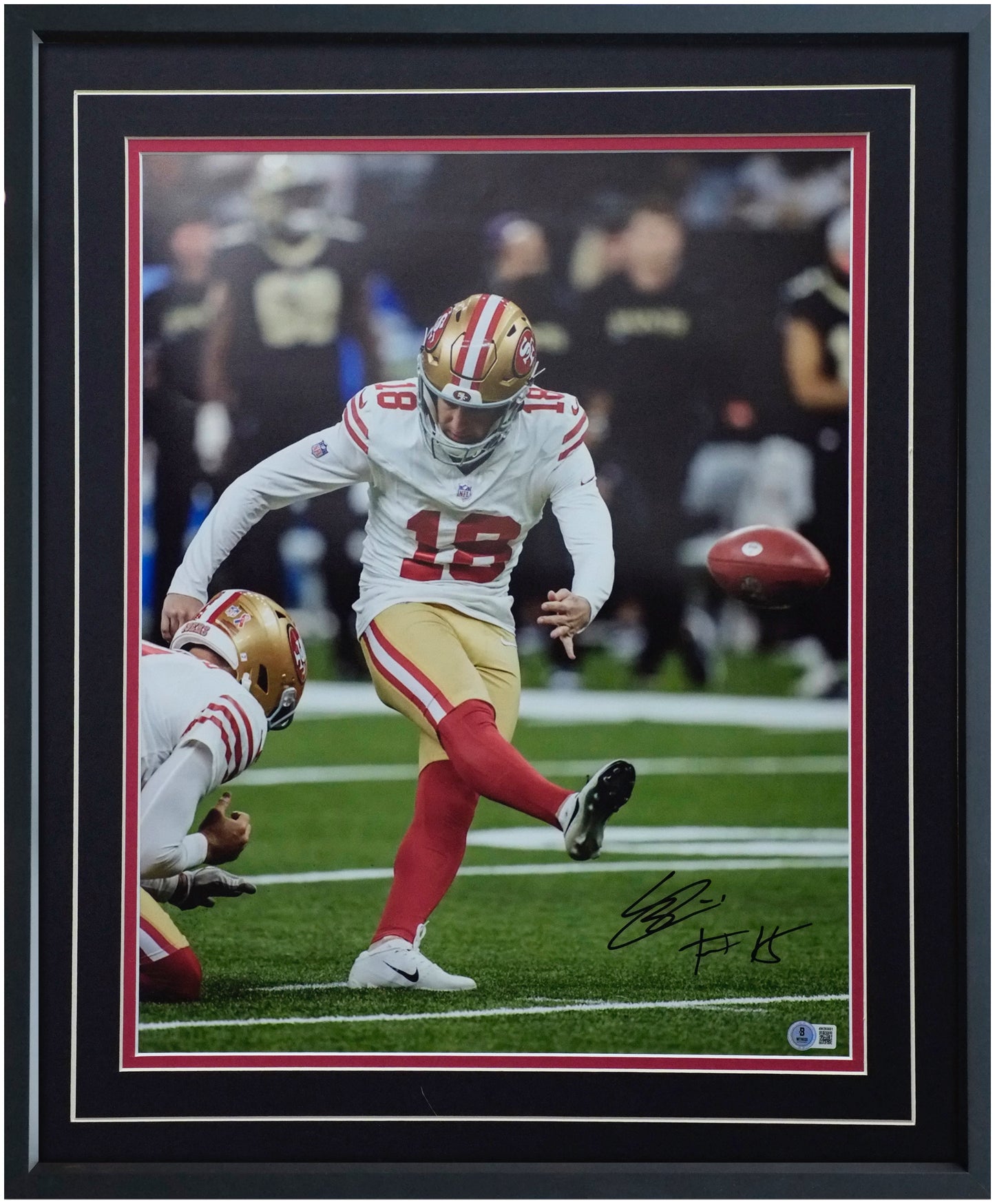 Eddie Piñeiro Framed 16x20 Portrait Photo – Signed & Authenticated