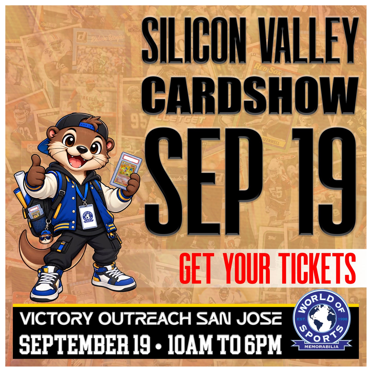 Silicon Valley Card Show September 2026 - Admission Ticket
