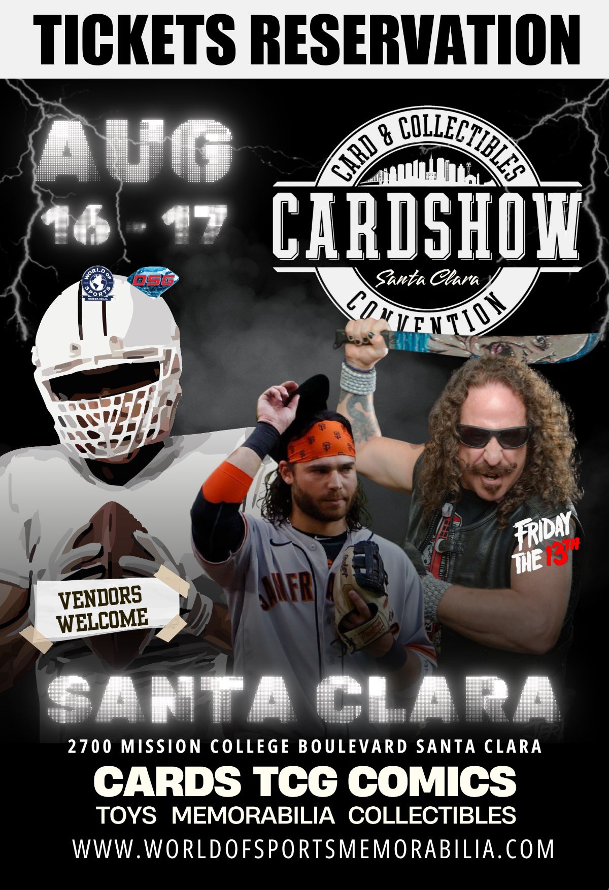 Santa Clara Card and Collectible Show - August 2025 - Show Tickets