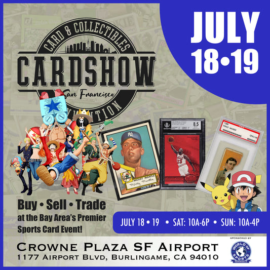 Silicon Valley Card Show Burlingame July 2026 - Table Reservation