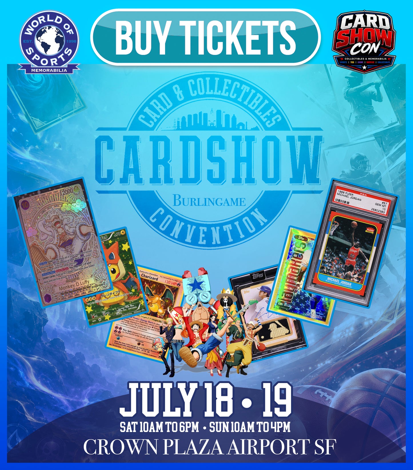 Burlingame Card Show Admission - July 2026