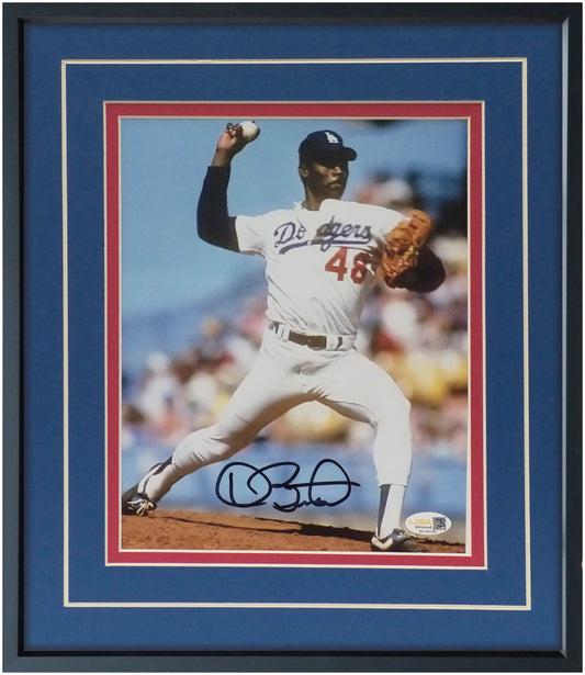 Dave Stewart Framed 8x10 Los Angeles Dodgers Portrait – Signed & Authenticated