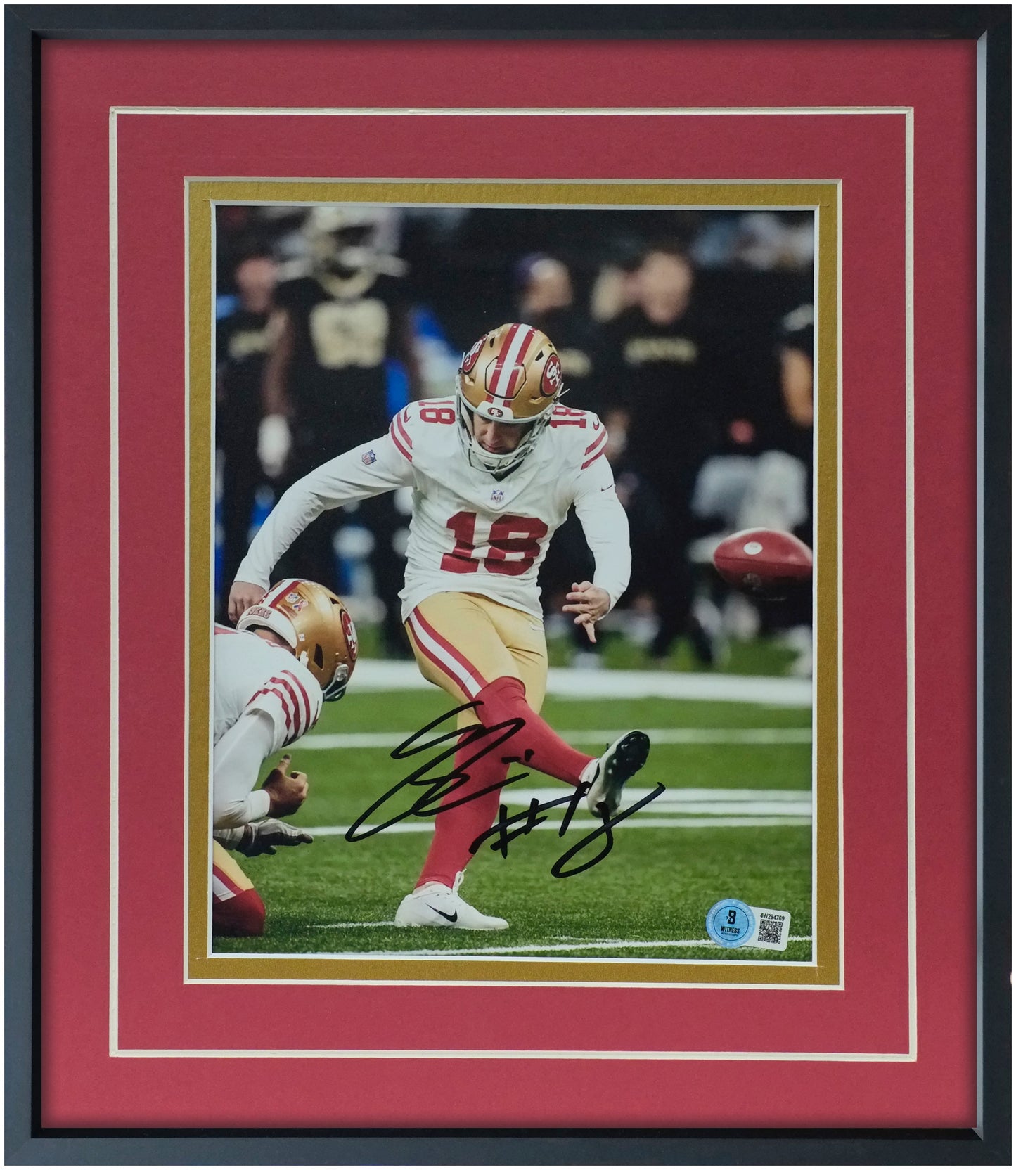 Eddie Piñeiro Framed 8x10 Portrait Photo – Signed & Authenticated