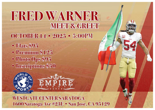 Fred Warner Signing