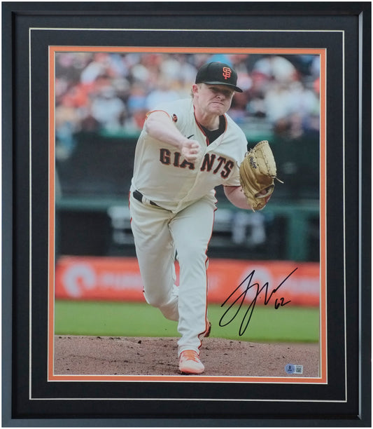 Logan Webb 16x20 Portrait Photo – Signed & Authenticated
