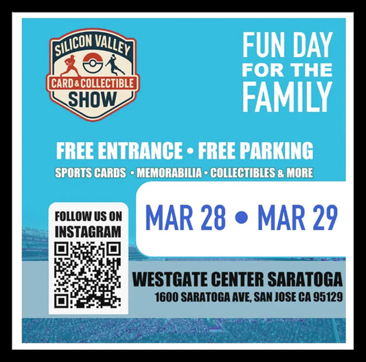 Silicon Valley Card and Collectible Show - Table Reservation - March 28 to 29