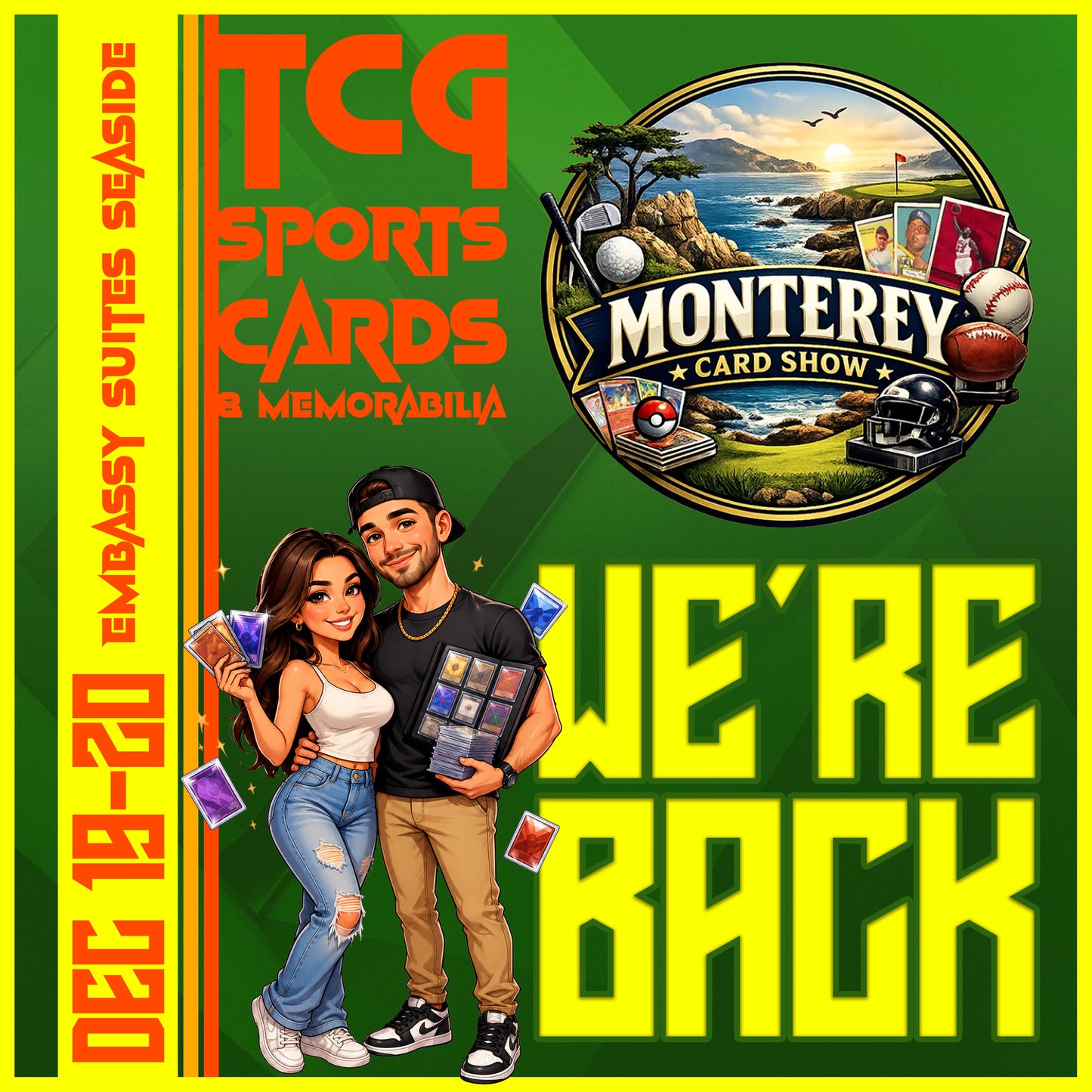 Monterey Card and Collectible Show Table Reservation