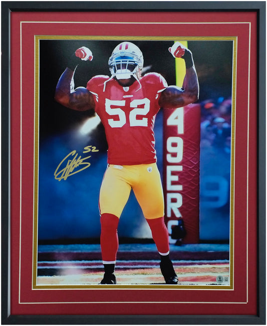 Patrick Willis 16x20 Portrait Photo – Signed & Authenticated