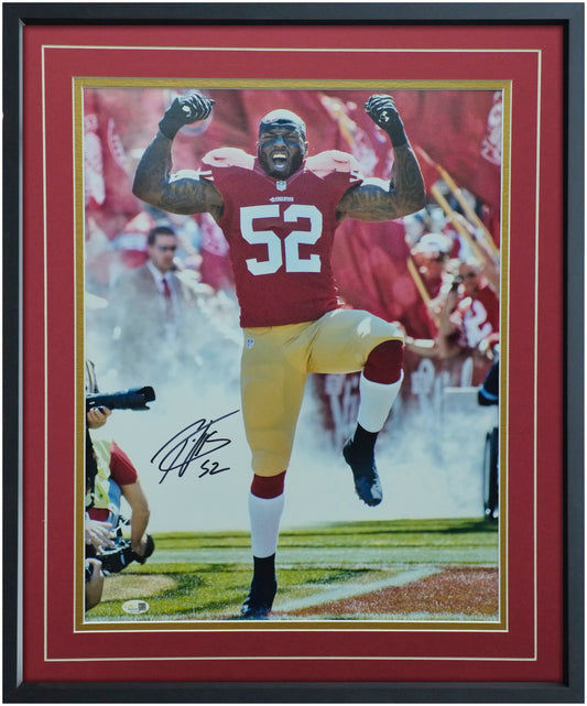 Patrick Willis 16x20 Portrait Photo – Signed & Authenticated