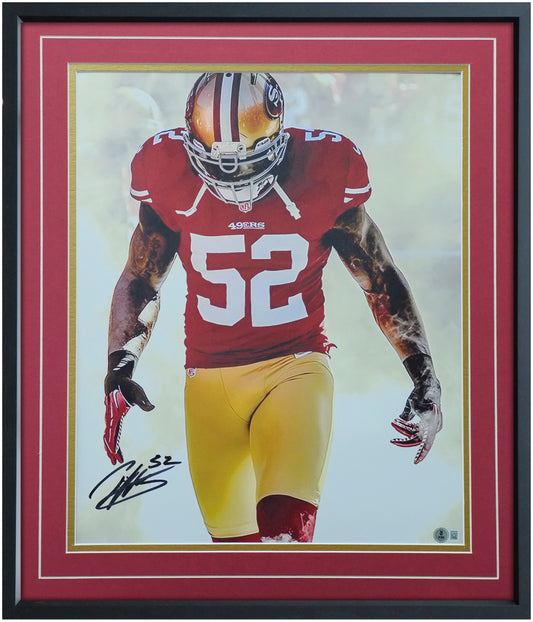 Patrick Willis 16x20 Portrait Photo – Signed & Authenticated