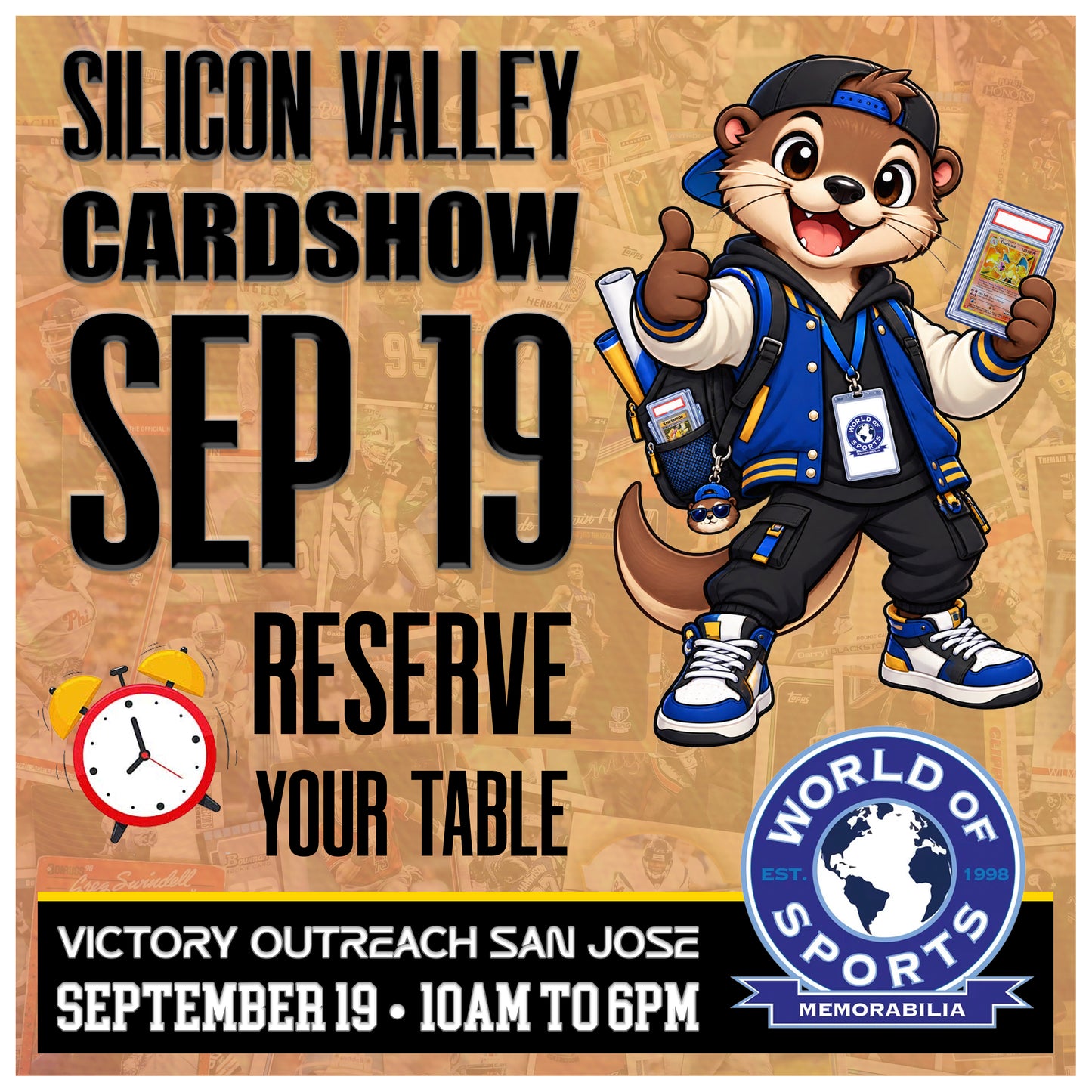 Silicon Valley Card Show September - Table Reservation