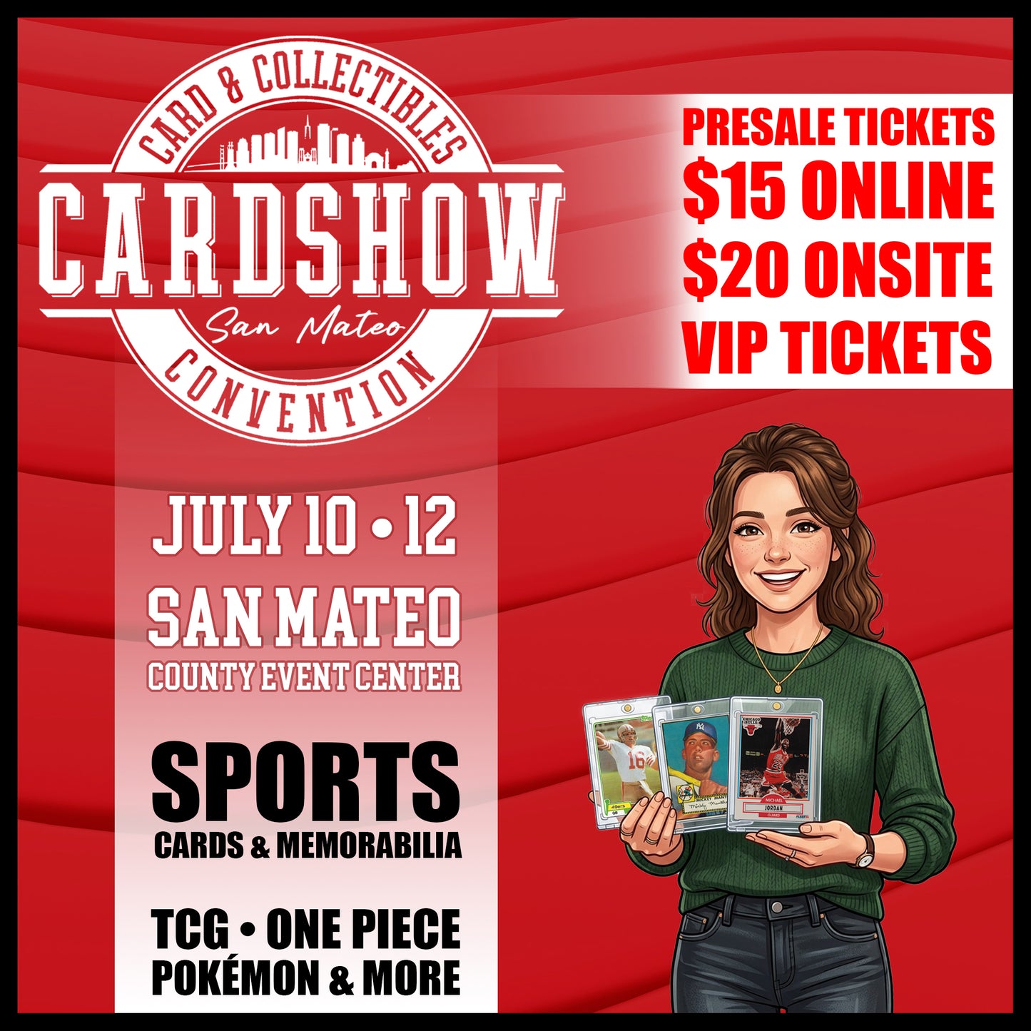 San Mateo Card and Collectible Show Admission