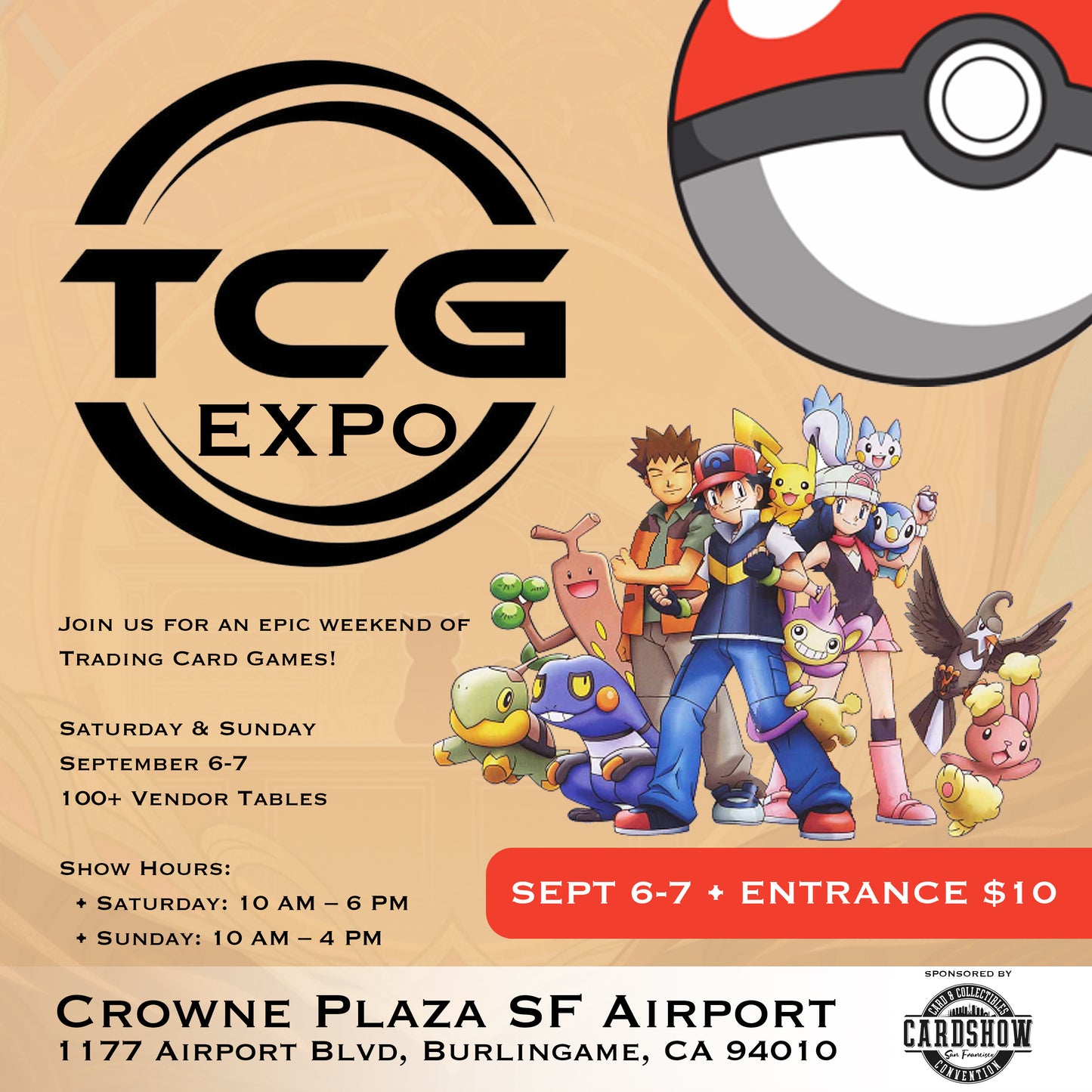 TCG Cards Show - September 6 and 7