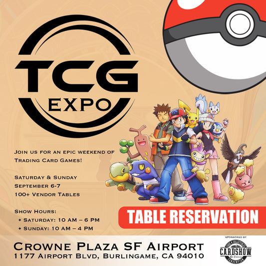Table Reservation - TCG Cards - September Show
