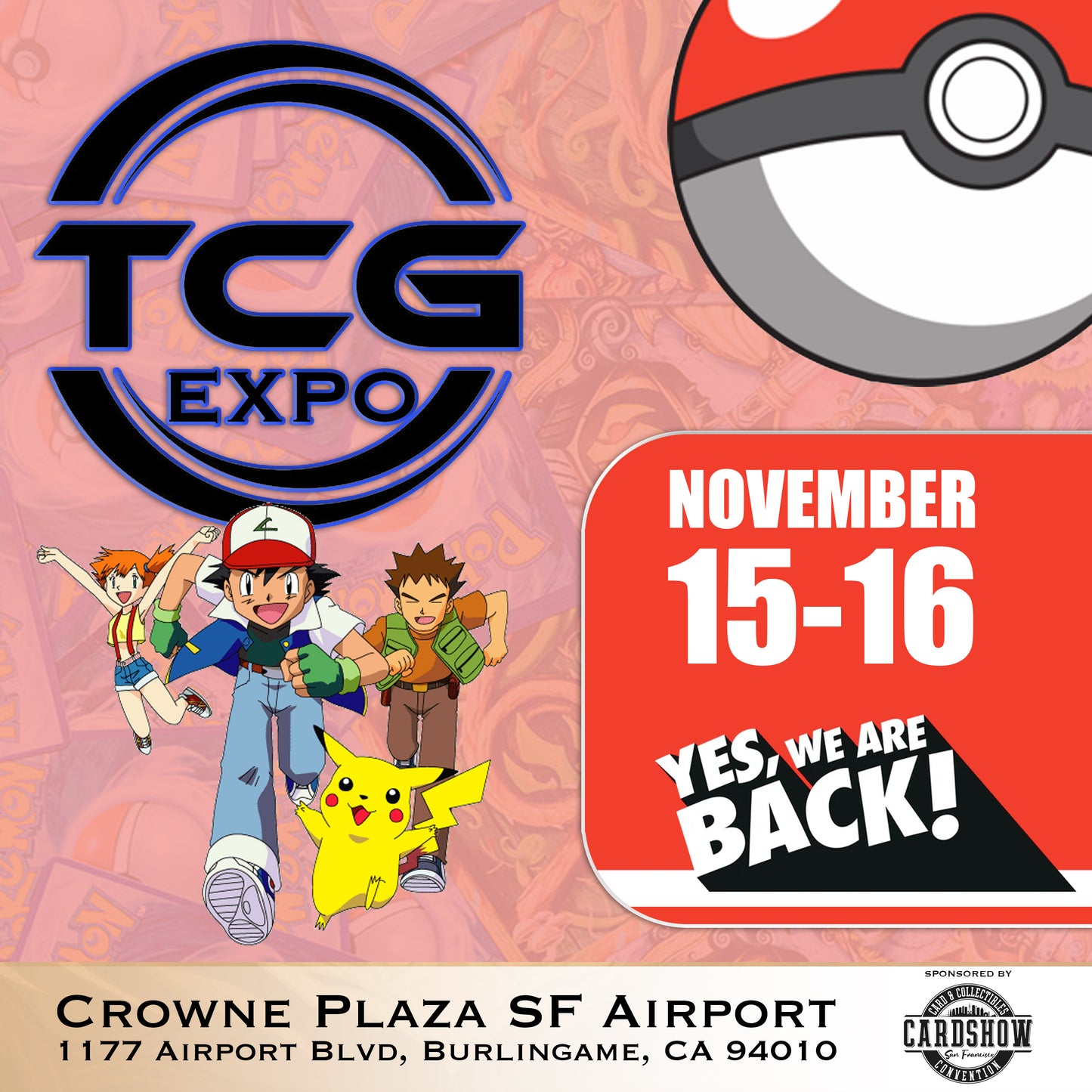 TCG Card Show - November 2025 - Table Reservation